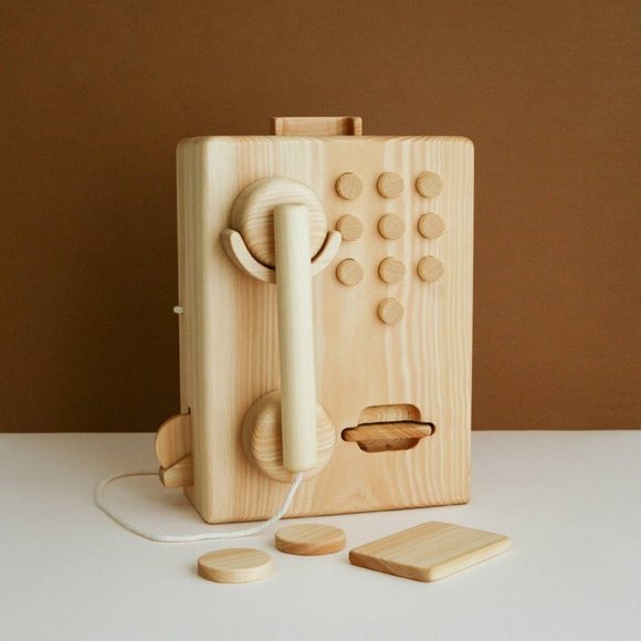 Handmade vintage telephone